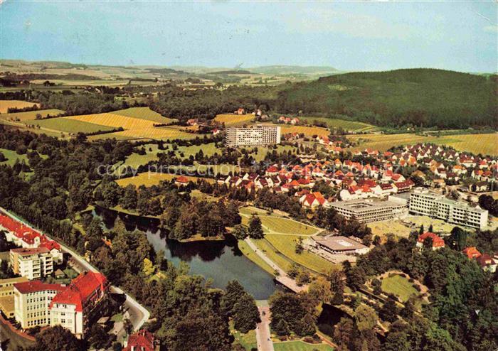 BAD SALZUFLEN Lippe NRW Kurparksee Parksanatorium BfA Kurklinik LVA Kurklinik