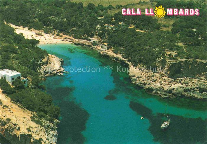 Cala LLombards Santany Santanyi Mallorca ES Fliegeraufnahme