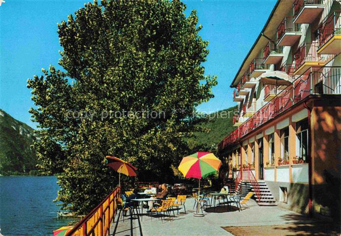 Mezzolago Aro Trentino IT Albergo Mezzolago Terrasse