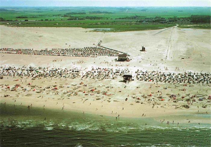 St Peter -Ording Nordseebad Fliegeraufnahme