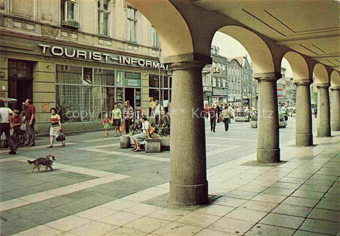 ZIELONA GORA Gruenberg PL Podcienia prz ulicy Karola Marksa