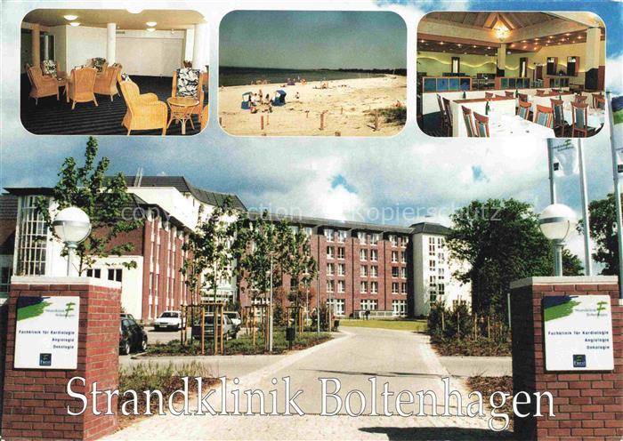 Boltenhagen Ostseebad Strandklinik Teilansichten Strand