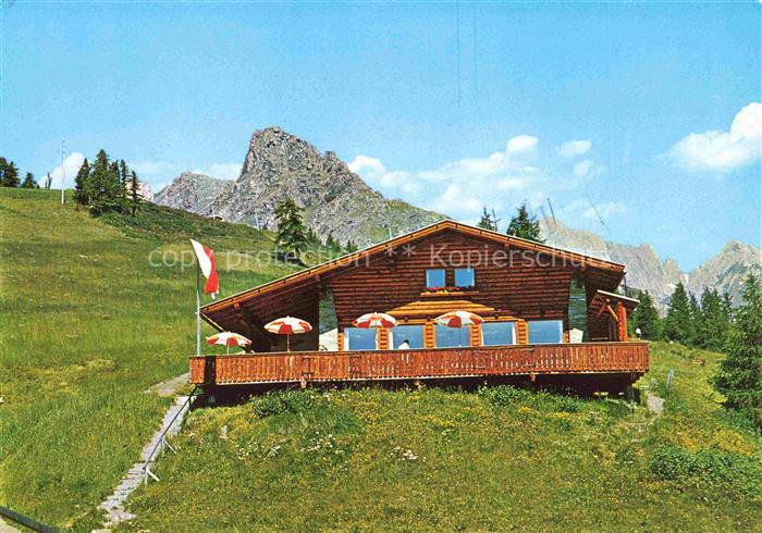 Kals-Lesach Grossglockner Tirol AT Bergstation Restaurant Glocknerblick mit Blau