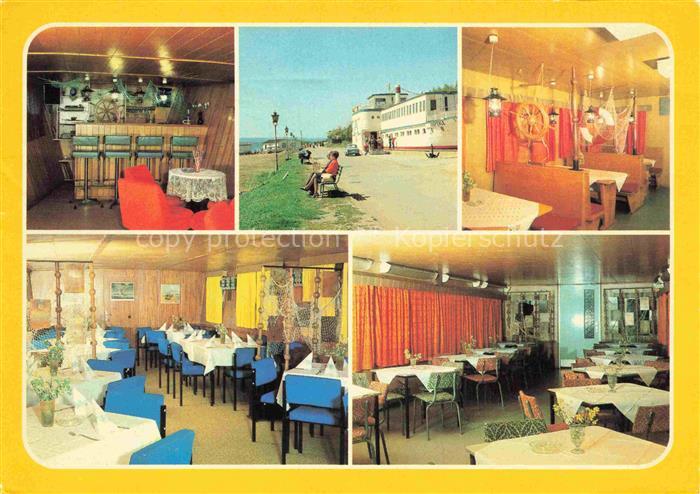 Seeburg Eisleben Sachsen-Anhalt HO Schiffsgaststaette Seeperle Strand Bar Weinst