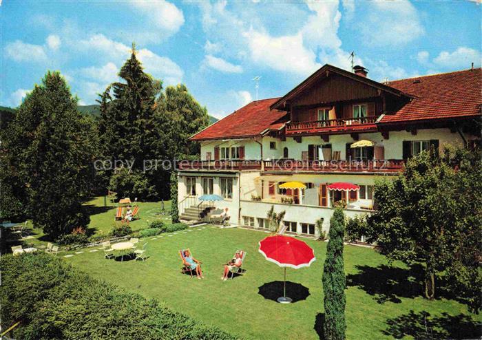 BAD WIEssEE Tegernsee Kur und Fremdenheim Wilhelm Liegewiese