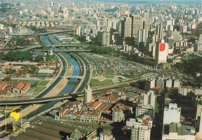 SAO PAULO Brazil Fliegeraufnahme