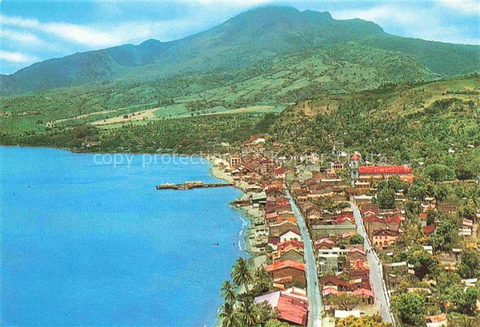 Martinique Saint Pierre Vue sur la Ville et la Rade
