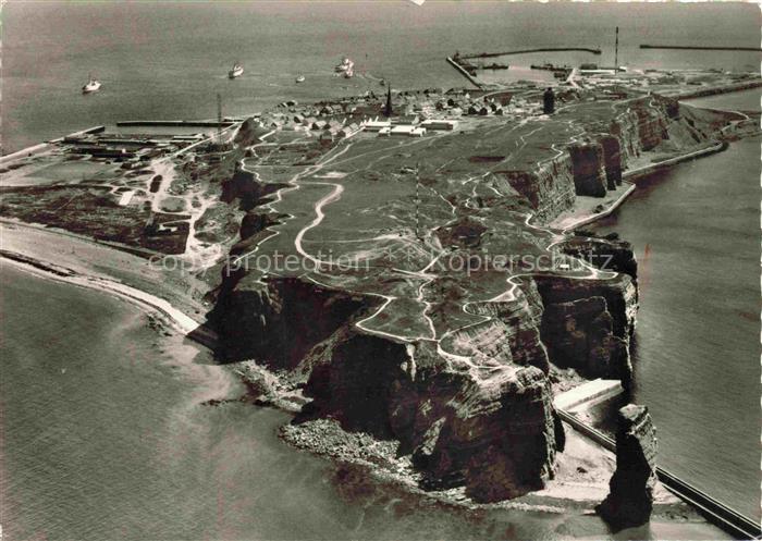 HELGOLAND Insel Schleswig-Holstein Blick auf die Nordspitze und die Lange Anna F