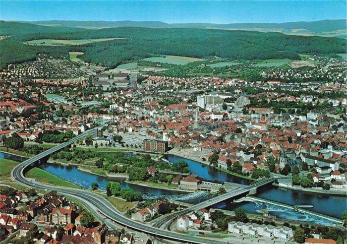 HAMELN Weser Fliegeraufnahme