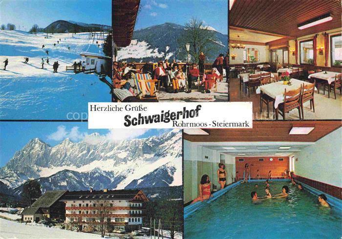 Rohrmoos-Untertal Schladming Steiermark AT Skilift Sonnenterrasse Gastraum Schwa