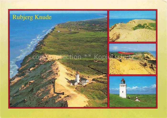 Rubjerg Knude DK Fliegeraufnahmen Leuchtturm