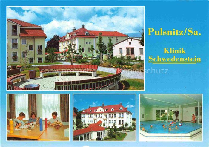 Pulsnitz Bautzen Sachsen Klinik Schwedenstein Gastraum Ansicht Hallenbad