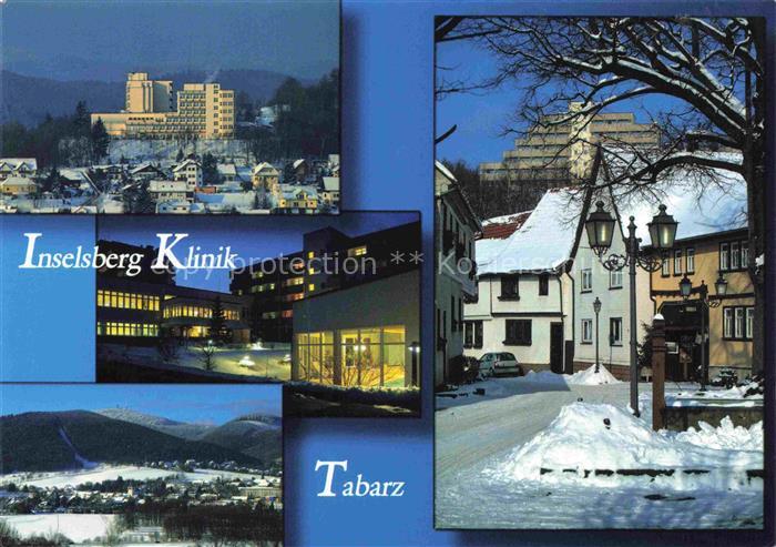 Tabarz Bad Tabarz Inselsberg Klinik Teilansichten Ortspartie
