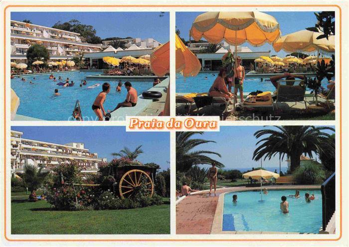 Praia da Oura Algarve PT Schwimmbad Details Hotelpark