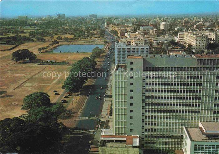 Calcutta India A view of Chowringhee