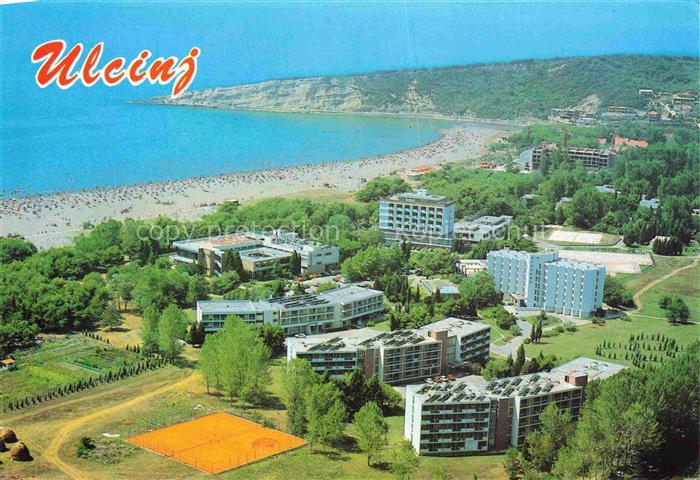 Ulcinj Montenegro Velika plaza Fliegeraufnahme