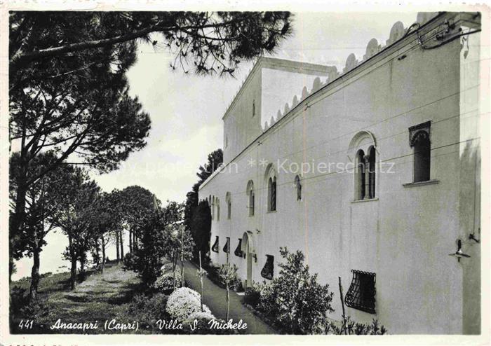 Anacapri Ana Capri Napoli Neapel Campania IT Villa San Michele