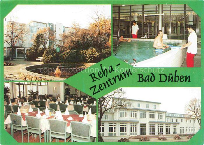 Bad Dueben Sachsen Reha Zentrum Neue Klinik Badetherapie Speisesaal Altes Moorba