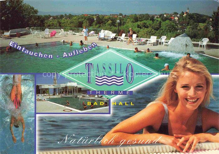 Bad Hall Solbad Hall Oberoesterreich AT Tassilo Therme Panorama