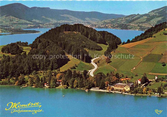 Mondsee Salzkammergut Oberoesterreich AT Strandhotel Pichl Auhof und Hotel Seeho