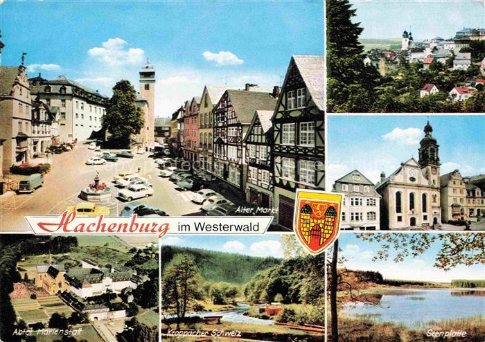 Hachenburg Westerwald Alter Markt Abtei Marienstatt Kroppacher Schweiz Seenplatt