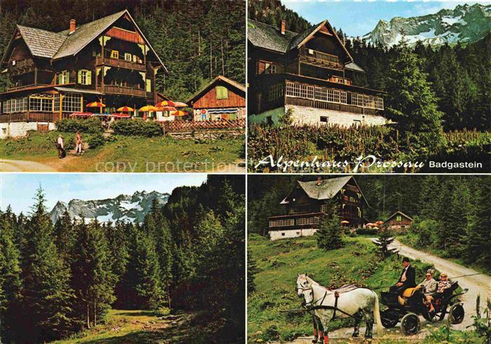 Badgastein BAD GASTEIN Pinzgau Pongau AT Alpenhaus Prossau Terrasse Waldpartie P