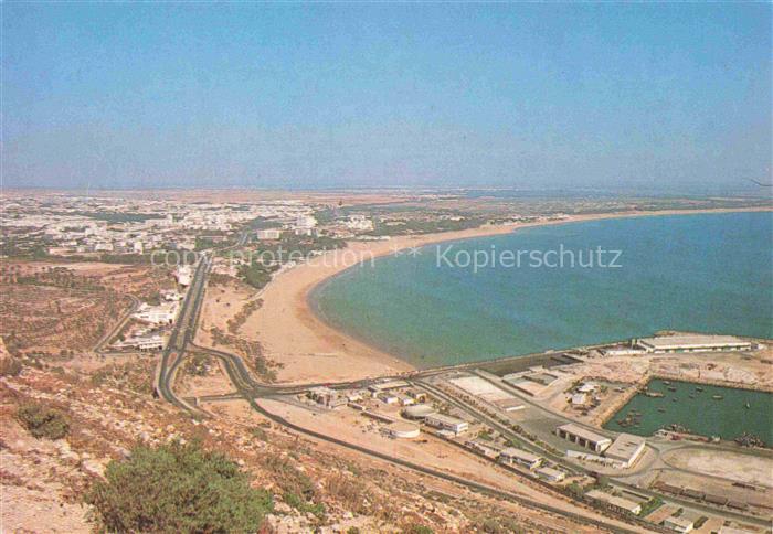 Agadir Maroc La Baie Fliegeraufnahme