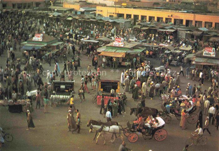 Marrakech Marrakesch Maroc Place Djemaa El Fna