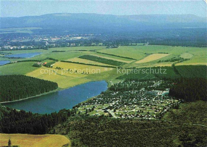 Clausthal-Zellerfeld Goslar Campingplatz Prahljust Fliegeraufnahme