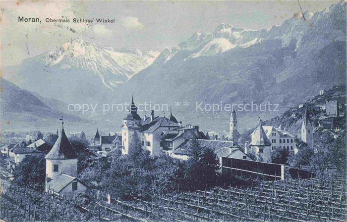 Meran MERANO IT Obermais Schloss Winkel