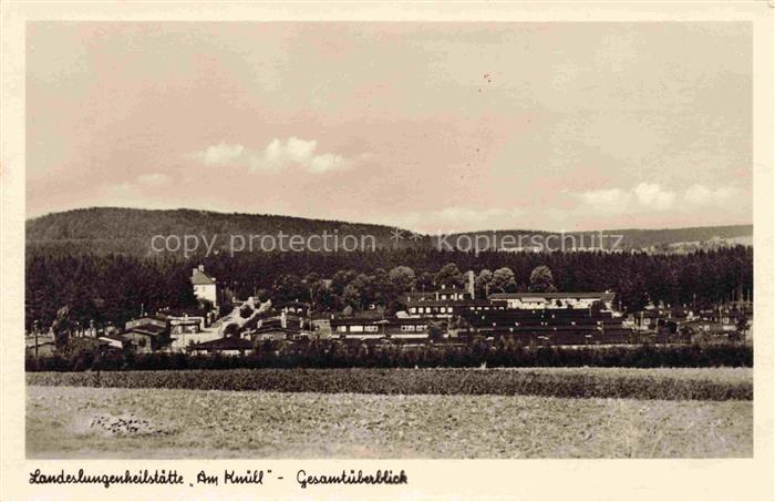 Treysa Landeslungenheilstaette Am Knuell Panorama