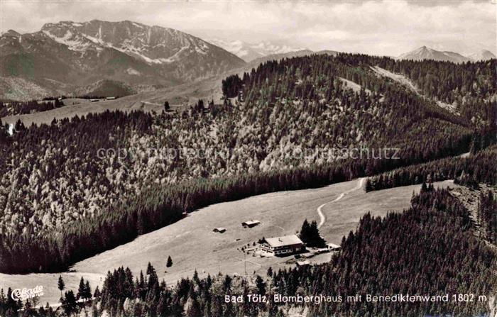 BAD ToeLZ Blomberghaus mit Benediktenwand Fliegeraufnahme