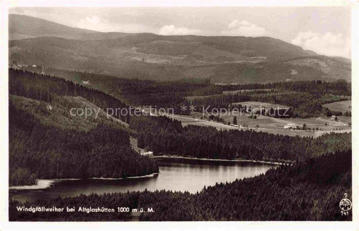 Altglashuetten Feldberg Schwarzwald Windgfaellweiher Panorama