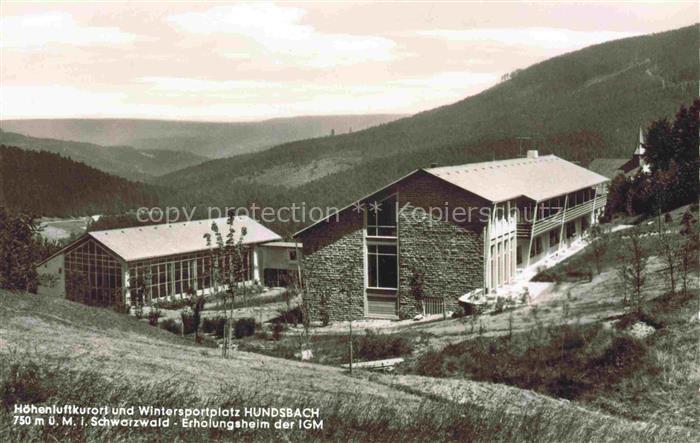 Hundsbach  Forbach Schwarzwald BW Erholungsheim der IGM
