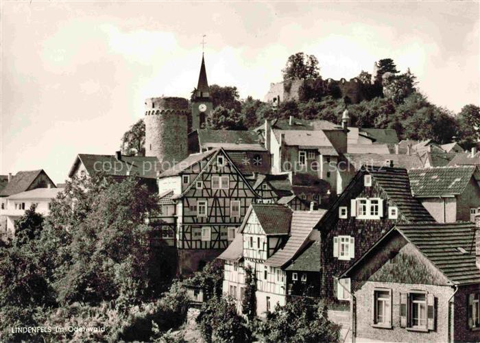 Lindenfels Odenwald Altstadt Burgruine