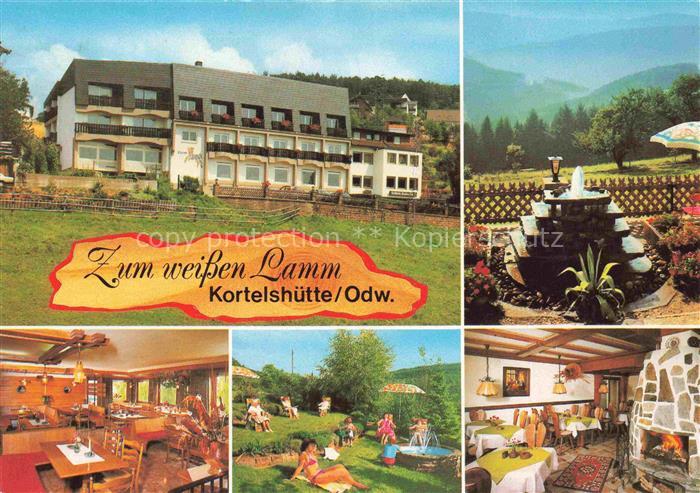 Kortelshuette Rothenberg Odenwald Gasthof Zum weissen Lamm Gastraeume Liegewiese