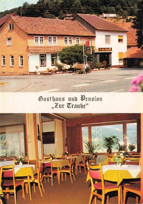 Finkenbach Odenwald Hessen Gasthaus Pension Zur Trabe Gastraum