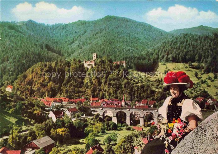 Hornberg  Schwarzwald Panorama Hornbergbahn Viadukt