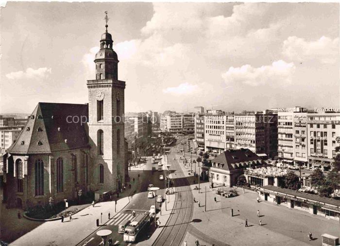 FRANKFURT AM MAIN Hauptwache und Katharinenkirche
