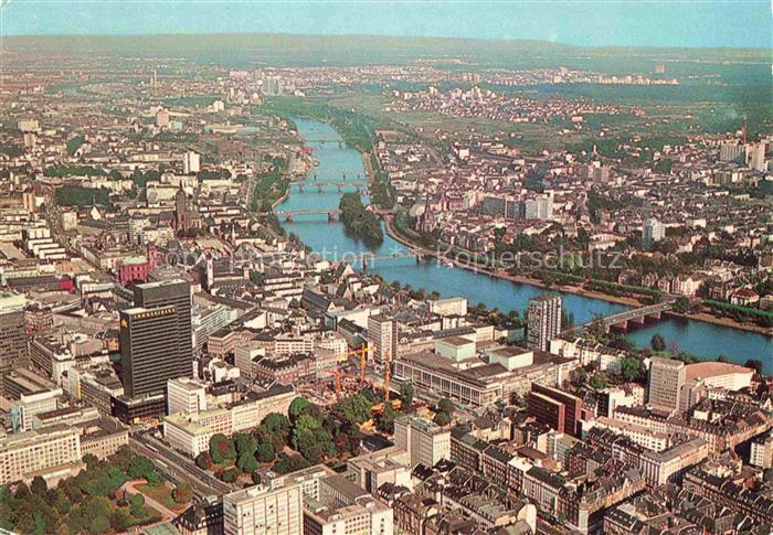 FRANKFURT AM MAIN Fliegeraufnahme