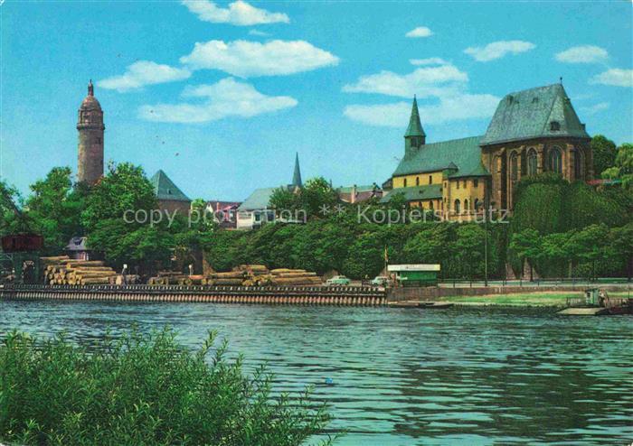 Hoechst Hoechst Frankfurt Main Mainpartie Schloss Justinus Kirche