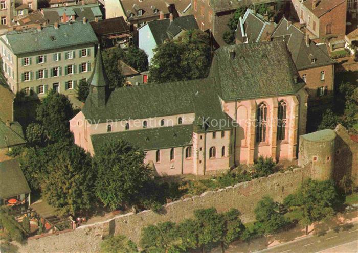 Hoechst Hoechst Frankfurt Main Fliegeraufnahme mit St Justinuskirche