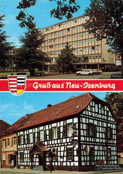 Neu-Isenburg Offenbach Hessen Rathaus Altes Fachwerkhaus Frankfurter Strasse