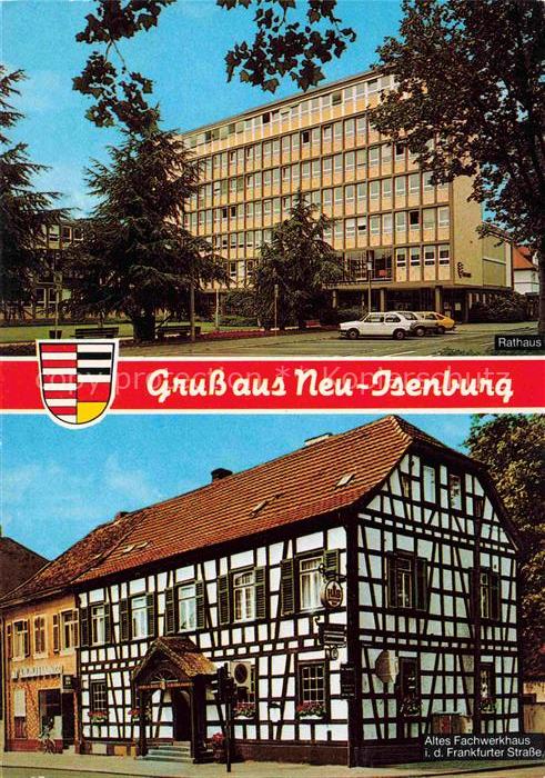 Neu-Isenburg Offenbach Hessen Rathaus Altes Fachwerkhaus