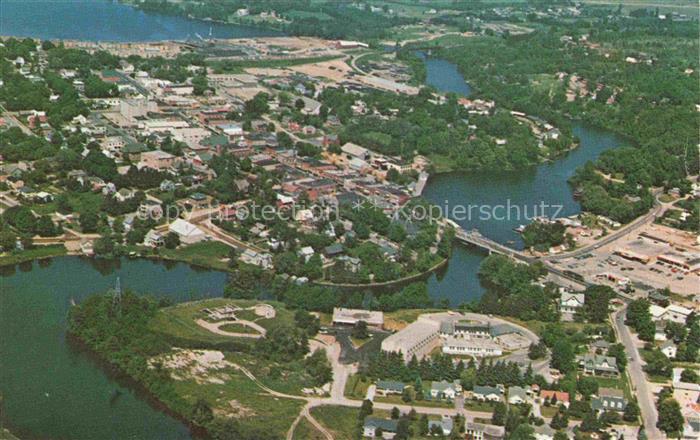 Huntsville Ontario Canada from the air