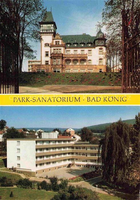 Bad Koenig Odenwald Hessen Park Sanatorium