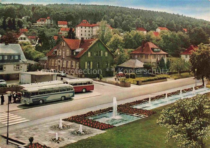 Bad Koenig Odenwald Hessen Bahnhofsanlagen Wasserspiele