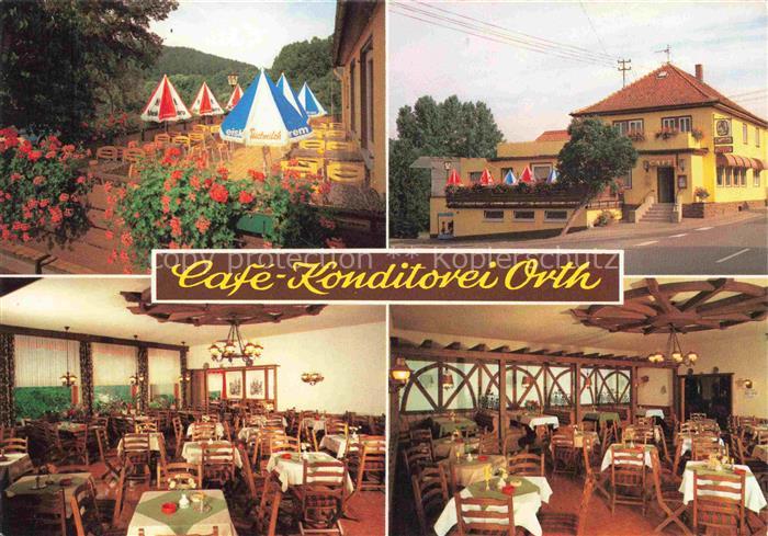 Zell Odenwald Cafe Konditorei Orth Gastraeume Terrasse