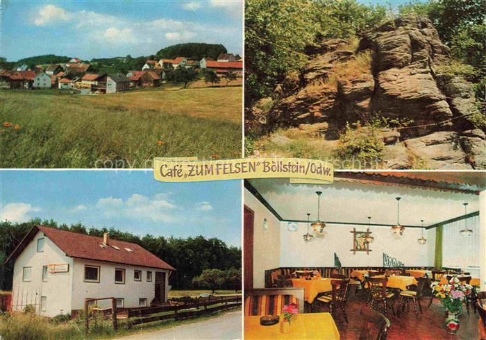 Boellstein Brombachtal Odenwaldkreis Hessen Panorama Cafe Zum Felsen Gaststube F
