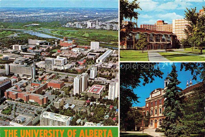 Alberta  Canada State Air view The University of Albertas Edmonton Campus